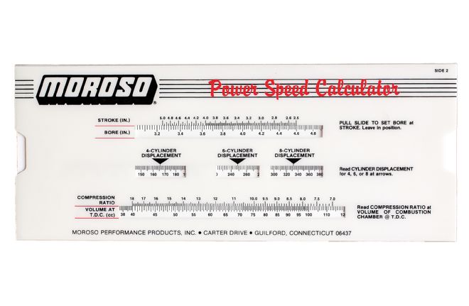 Moroso Analog Slide Rule Style Calculator