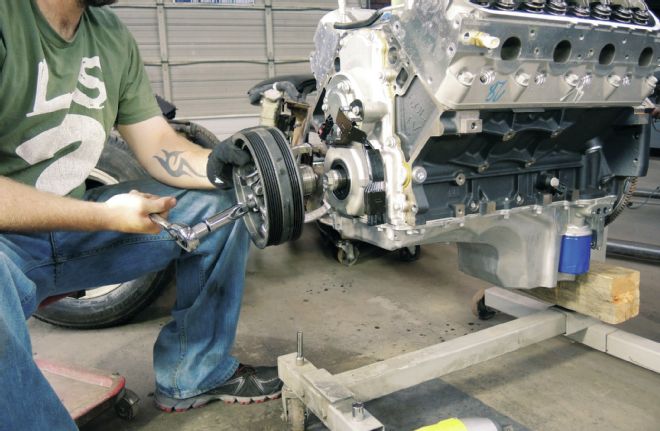 1978 Chevrolet Camaro Engine Removing The Balancer