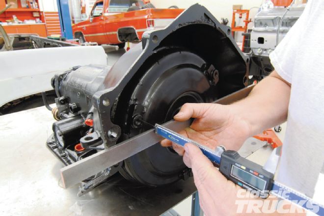 Measure Torque Converter Gap After Installed To Transmission