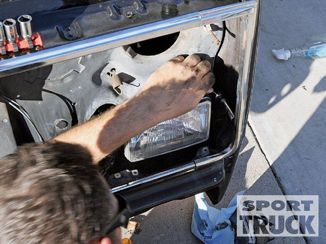 1973 Chevy C-10 Front End Replacement - Burnt By The Grille