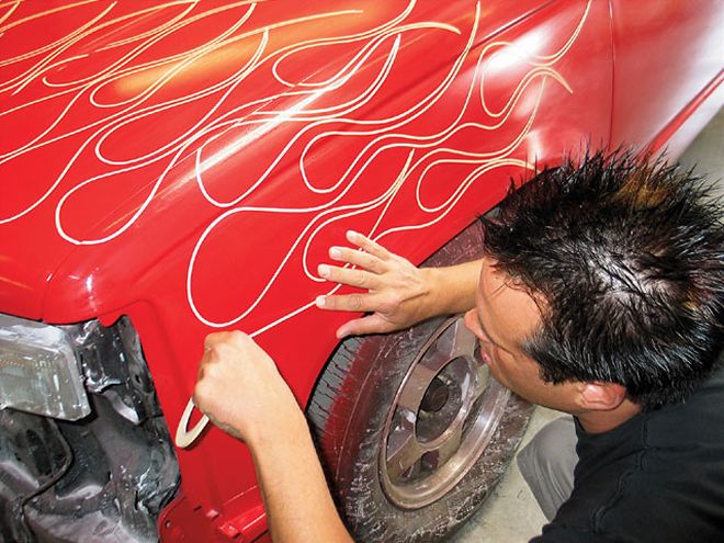 Adding Custom Flames to a 1996 Chevy Truck - Layers Of Fire