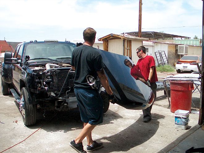 2005 Chevrolet 3500 HD Dualie Front Clip Swap - Escalade Upgrade