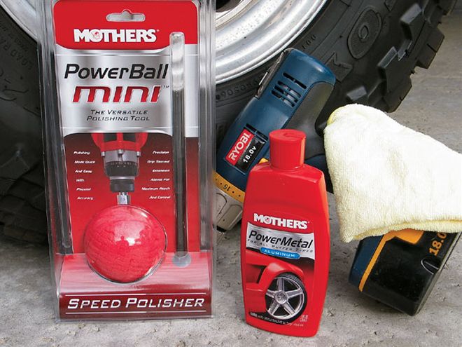 Mothers Wheel Polishing Kit - Powerful Polisher