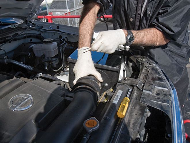 Air Intake System on a Nissan Frontier - A Breath of Fresh Air