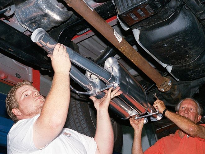 Headers and Exhaust on a 2003 Dodge Ram - The Midnight Rumbler