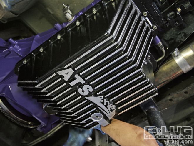 Ford F350 Transmission Swap - The Big, Purple Tranny